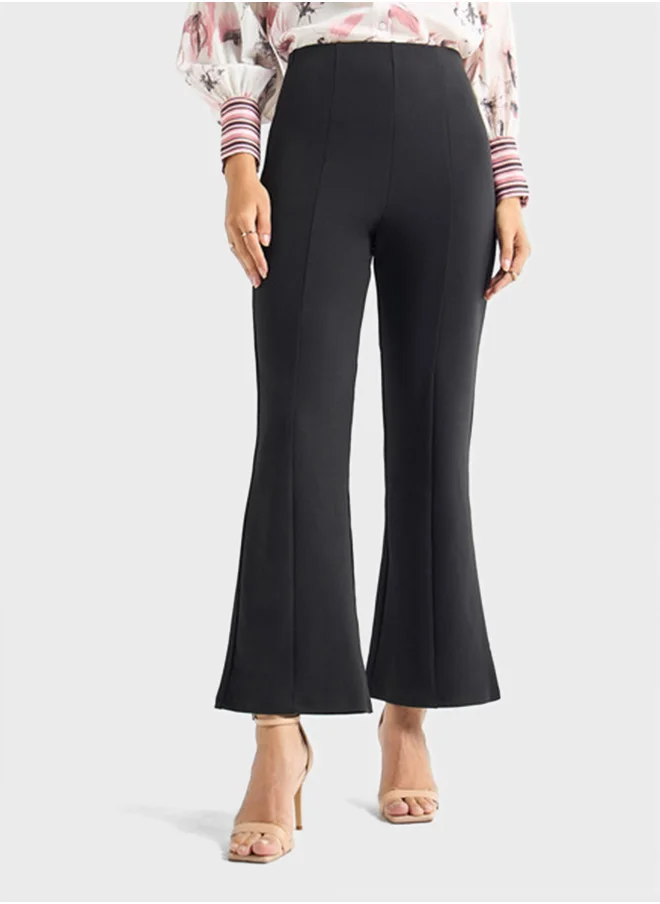 فاف Textured Wide Leg Pants