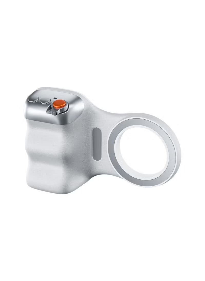 FEND Fun Shot Magnetic Grip with Detachable Remote for Smartphones, Hands-Free Selfies, Video Recording, Live Streaming, Vlogging, Adjustable Angle, Compact Portable Design – Universal Magnetic Mount for iPhone, Android, and Other Devices for Travel, Work, and Daily Use - Image 1