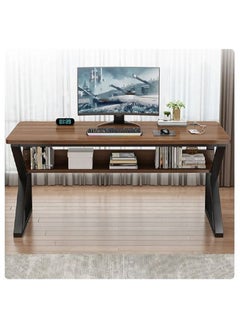 AGD Gaming desk , computer desk, study desk modern home desk for work writing study gaming suitable for bedroom with internal storage shelf  - Image 1