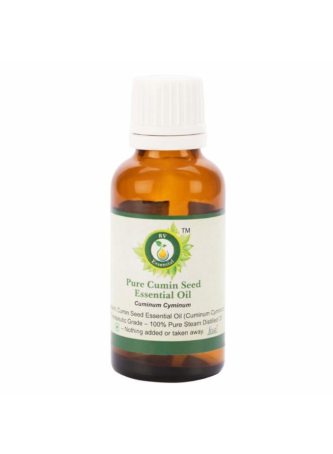 r v essential Cumin Seed Essential Oil | Cuminum Cyminum | for Skin | Cumin Seed Oil | 100% Pure Natural | Steam Distilled | Therapeutic Grade | 15ml | 0.507oz by R V Essential - Image 1