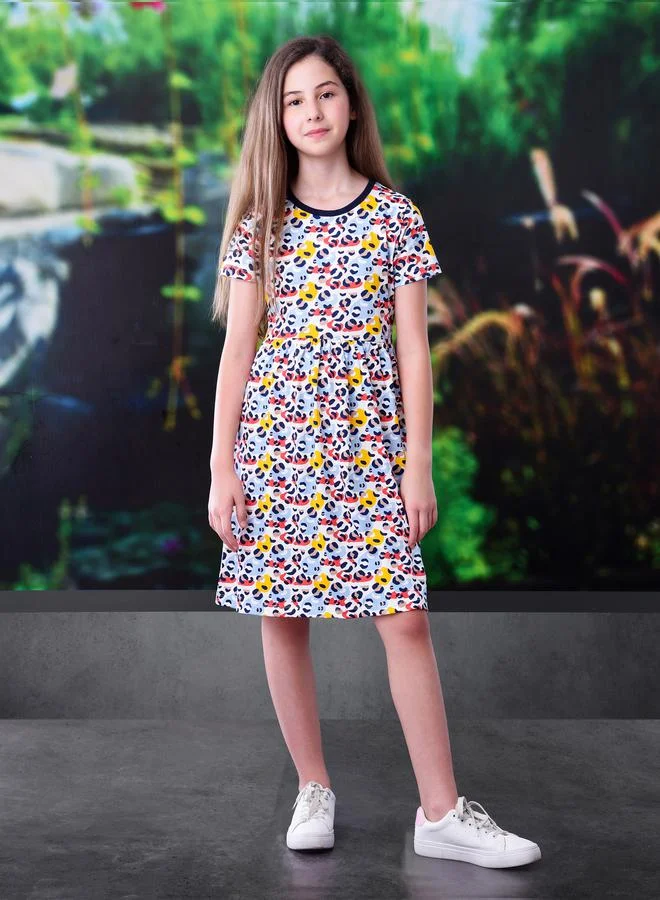 victor and jane victor and jane Animal Print Casual Dress