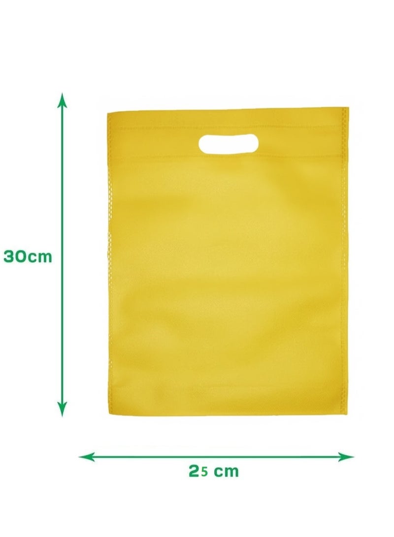 Canvas Gift Bag 25 pcs yellow 30 x 25 cm - Image 2