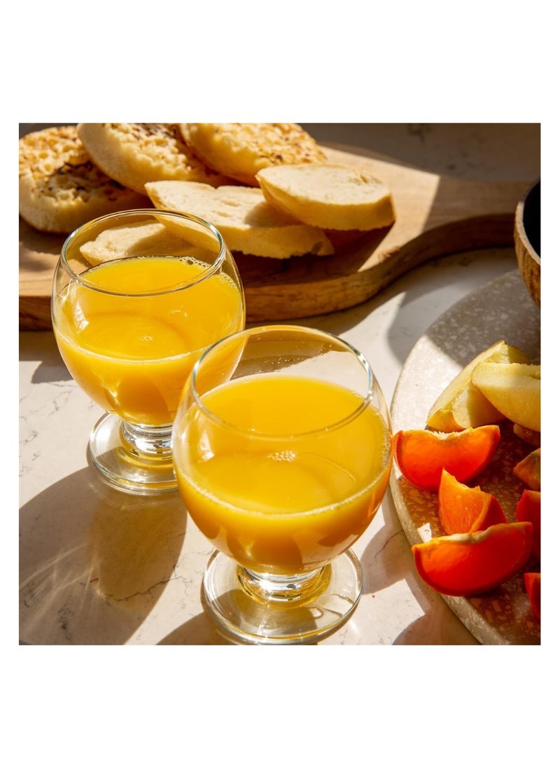 LAV Lav Nectar Glass Cup Set of 6 Pcs 280ml- Turkey Made  - Image 3