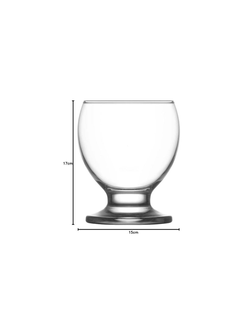 LAV Lav Nectar Glass Cup Set of 6 Pcs 280ml- Turkey Made  - Image 5