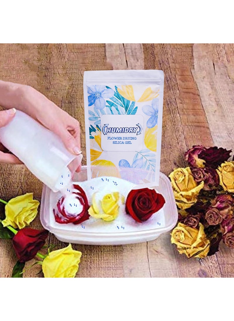 HUMIDRY HUMIDRY Flower Drying Absorber Silica Gel for DIY with Dry flowers Art and Craft Potpourri Home Dcor and Resin Art Reusable colour Indicating Silica gel Crystals 500 gram  - Image 5
