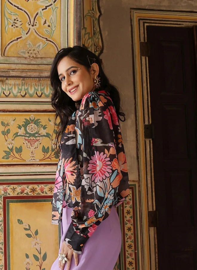 AKS  Floral Printed Casual Shirt for Women for Women | Best Price UAE