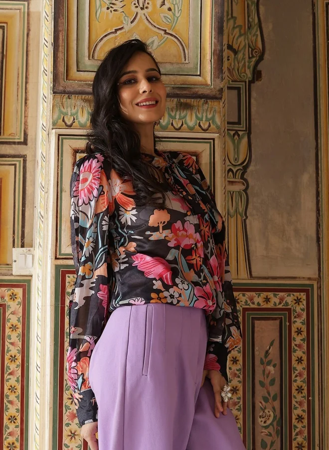 AKS  Floral Printed Casual Shirt for Women for Women | Best Price UAE