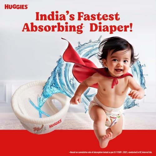 Huggies Complete Comfort Wonder Pants | Pant Style Baby Diapers Large Size (L), 84 Count | India's Fastest Absorbing Diaper, Prevents Diaper Rash, Ideal for 9 to 14 Kgs (42 Count, Pack of 2) - Image 3