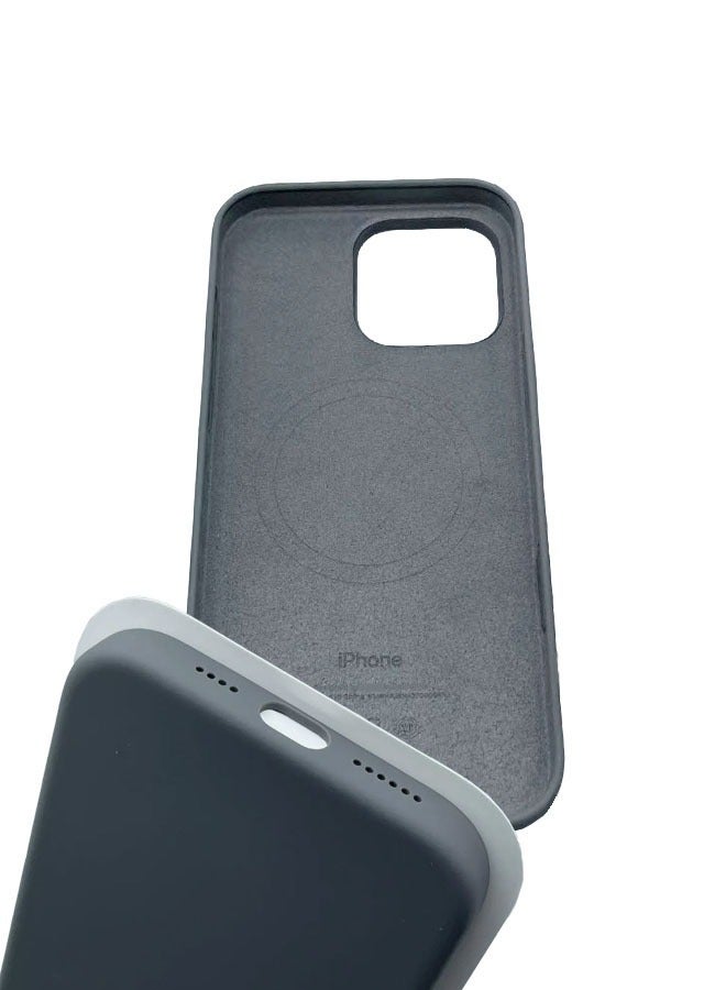 جراب حماية ايفون 16 برو جودة عالية مع خاصية دعم الشحن MagSafe – لون حجري - Image 2