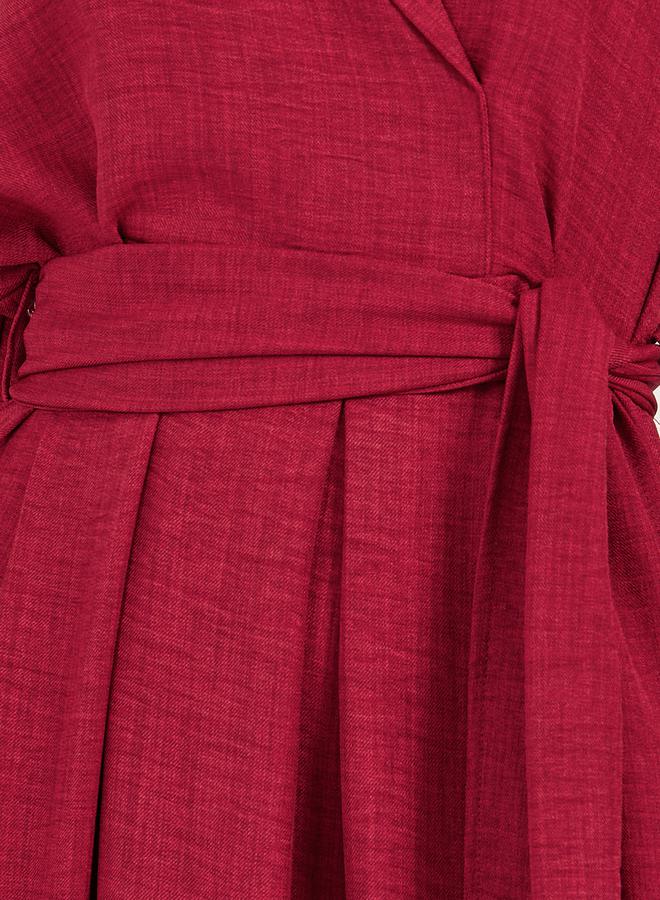 Styli Embroidered Wrap Dress - Image 4