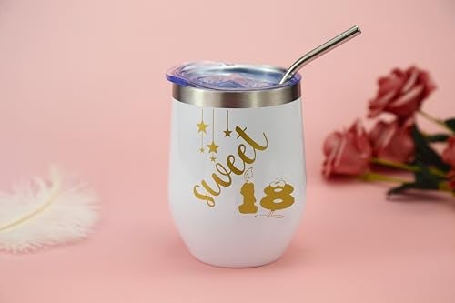 Carselage 18th Birthday Gifts for Girls, Unique Sweet 18 Birthday Gift Ideas, Happy 18 Year Old Birthday Decorations Gifts for Teenager Girls, Younger Sister, Daughters, Granddaughters - Image 3