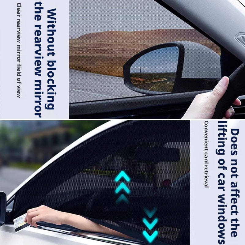 Car Mosquito Net Window Sun Shade Universal Fit - Image 3