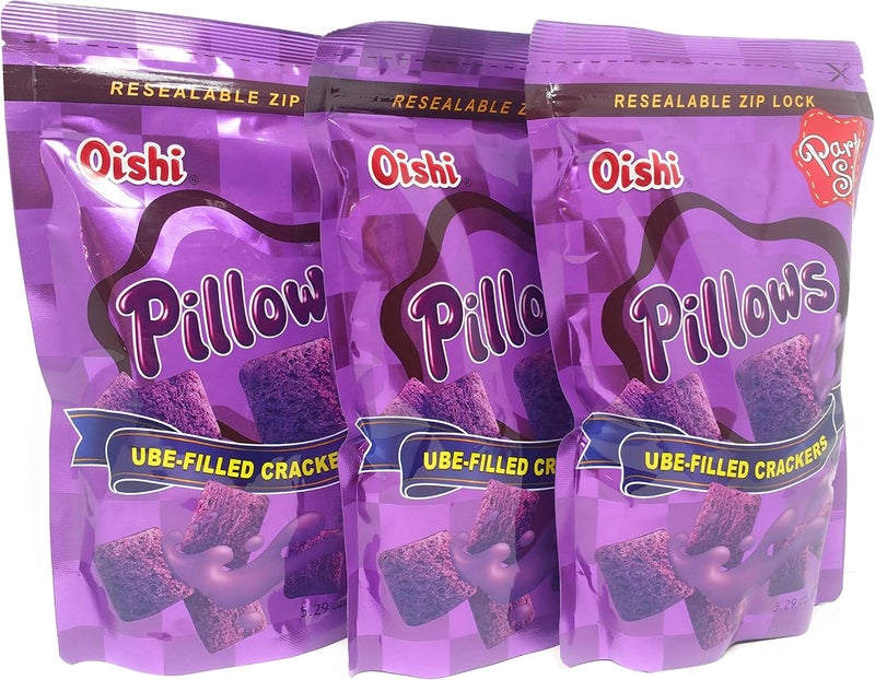 Oishi Ube-Filled Crackers - Party Size - Image 1