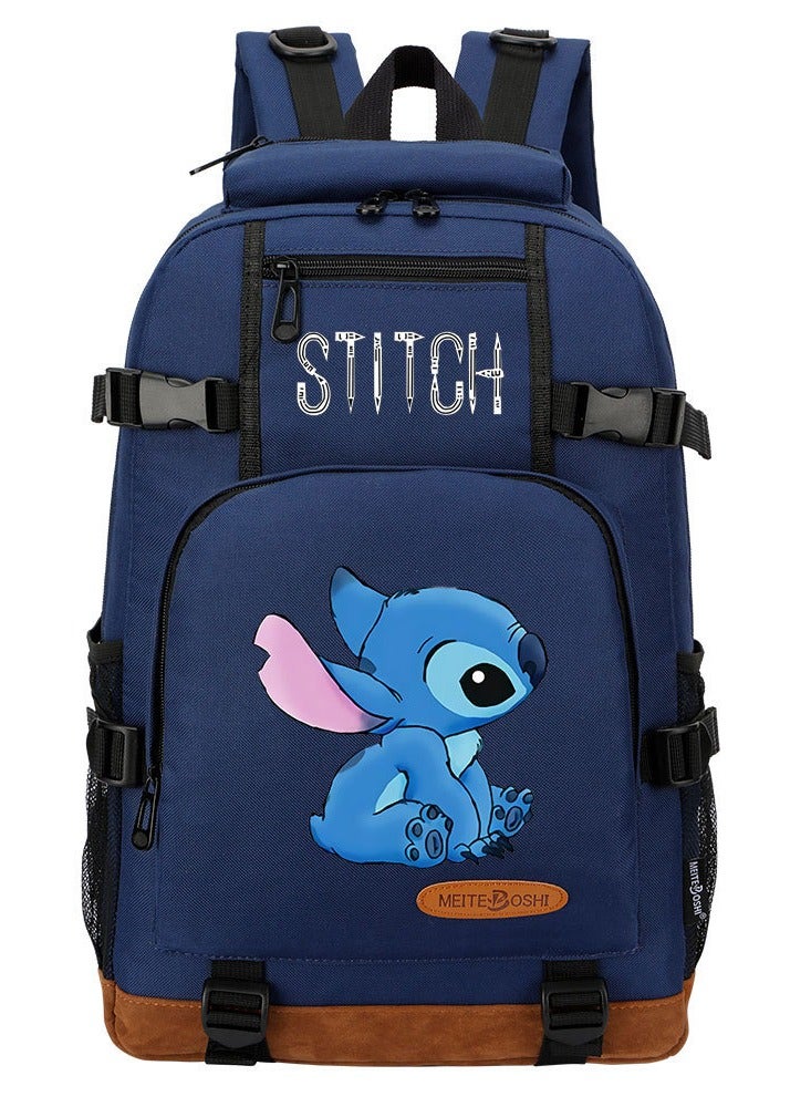 New Cartoon Stitch Print Casual Backpack