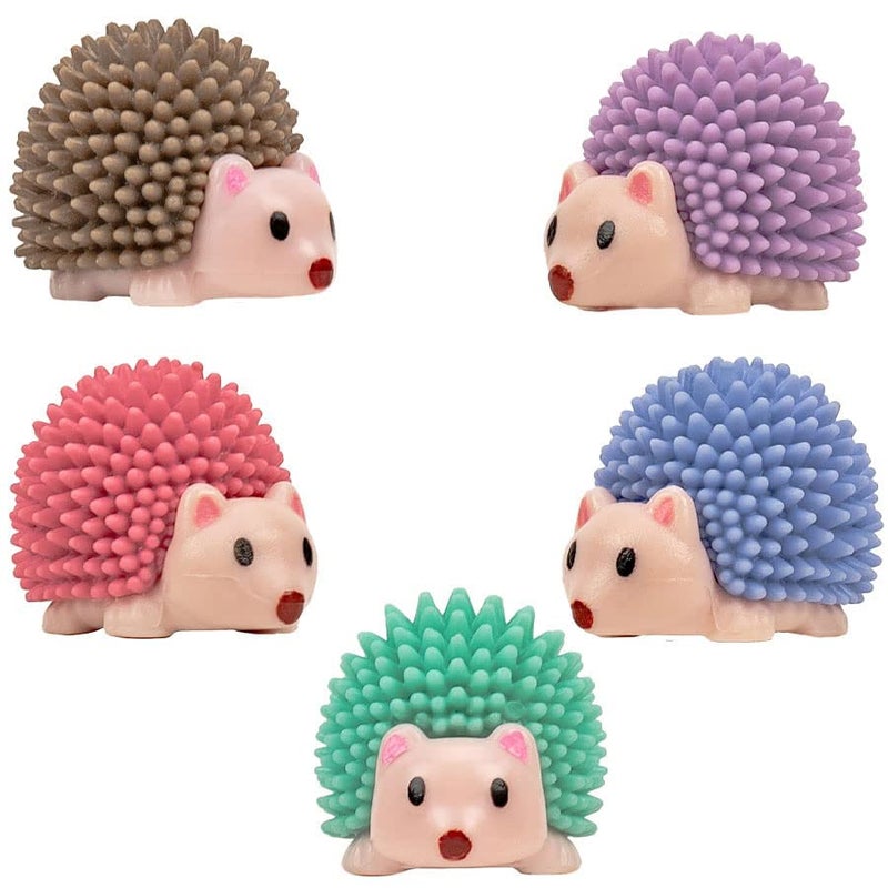 Entervending Hedgehog Toy Figurines Wild Life Animal Figures 25 Pcs Figurines Party Favors for Kids Cake Toppers Woodland Decoration Playset Cognitive Toys - Image 1