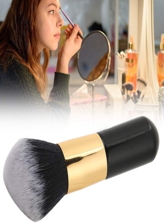 Crizer Powder Makeup Brush, Professional Flat Kabuki Cosmetic Brush, Single Handle Large Blush Brush Soft Face Mineral Powder Foundation Brush Face Brush for Blending Liquid Make Up - Image 5