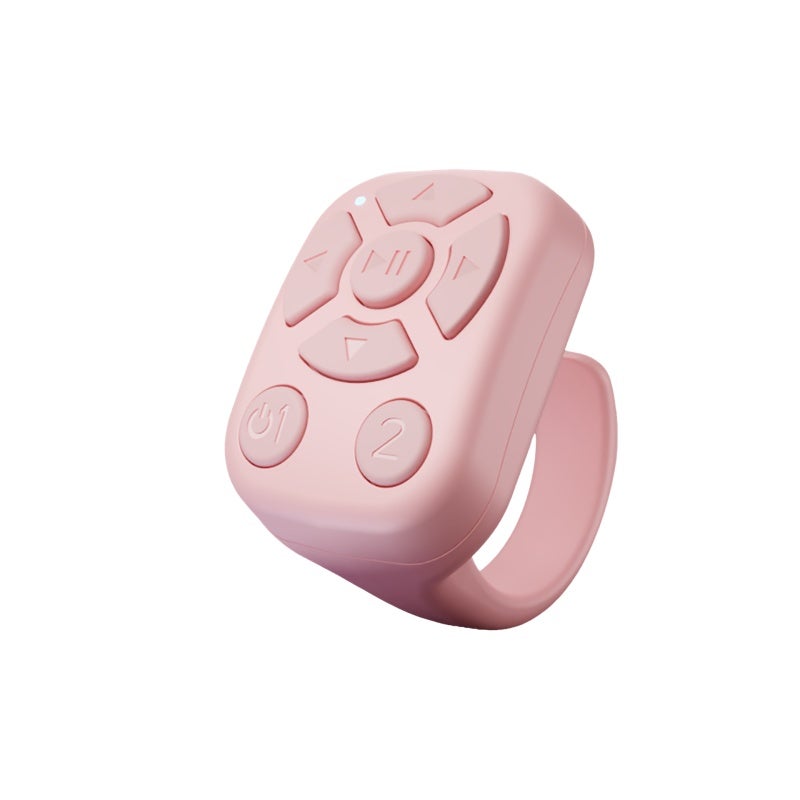 Bluetooth Remote Finger Ring: 21*29*32mm ABS 5.4g Lightweight - Wide Compatibility Self-Timer Page Turner for Daily Smartphone Activities - Image 1