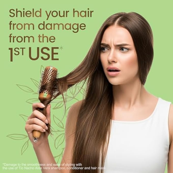 Tio Nacho ALOE VERA DEEP REPAIR CONDITIONER: 100% ORGANIC ALOE VERA AND ROYAL JELLY, REPAIRS AND PROTECTS HAIR, VEGETABLE KERATIN FOR SOFTNESS AND SHINE, PARABEN AND SALT-FREE - 14 OZ - Image 3