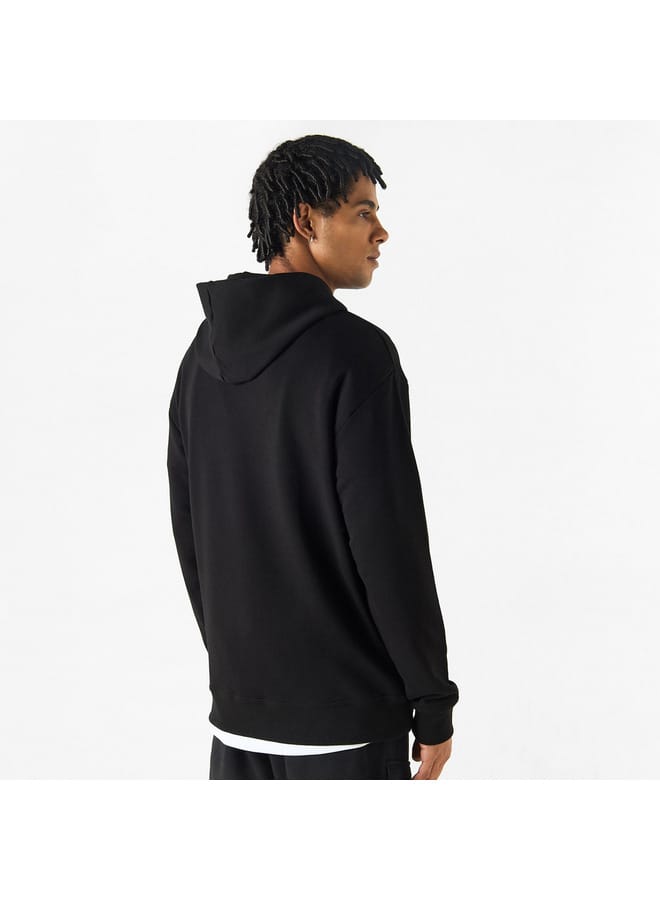 Kappa Kappa Logo Detail Hoodie with Long Sleeves  - Image 3
