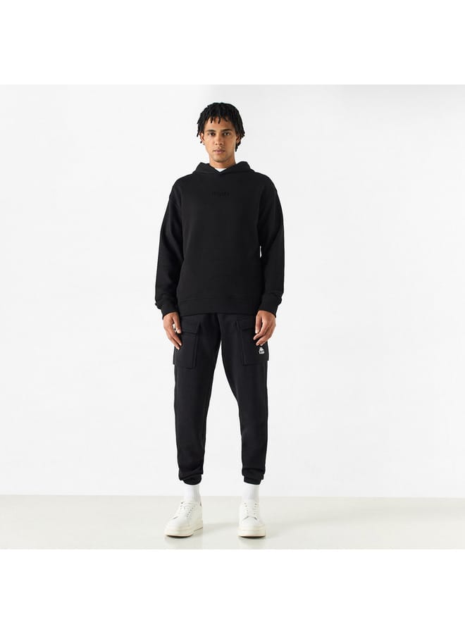 Kappa Kappa Logo Detail Hoodie with Long Sleeves  - Image 2