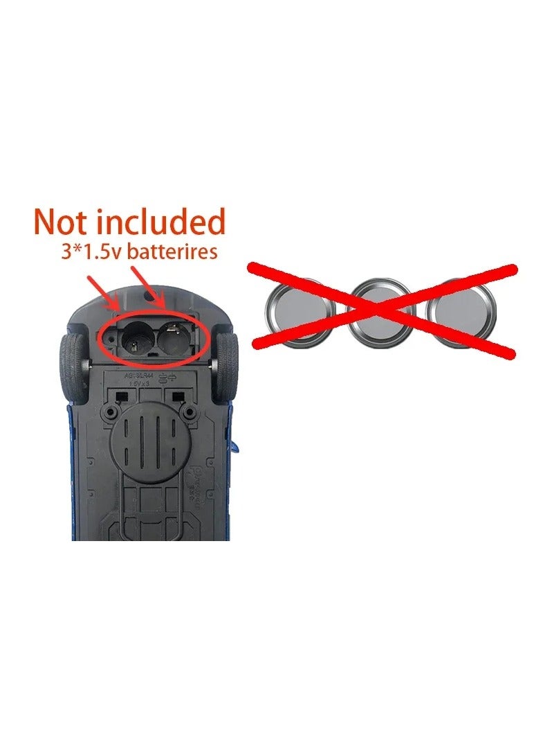 لعبة شاحنة عمل رافعة بمقياس 1/18، سيارة هندسية مصنوعة من سبائك معدنية، أبواب مفتوحة، صوت وضوء، إطار مطاطي، لعبة عيد ميلاد للأطفال - Image 5