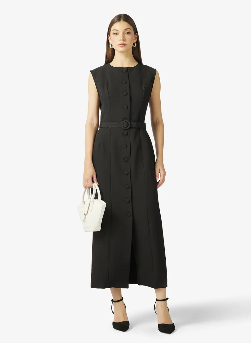 ELLA Shift Button Down Dress