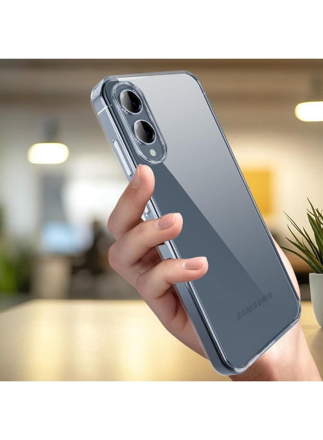 جراب شفاف لهاتف Samsung Galaxy S25 Edge، غطاء خلفي شفاف مقاوم للصدمات ومرن من مادة TPU، متوافق مع Samsung Galaxy S25 Edge - Image 5