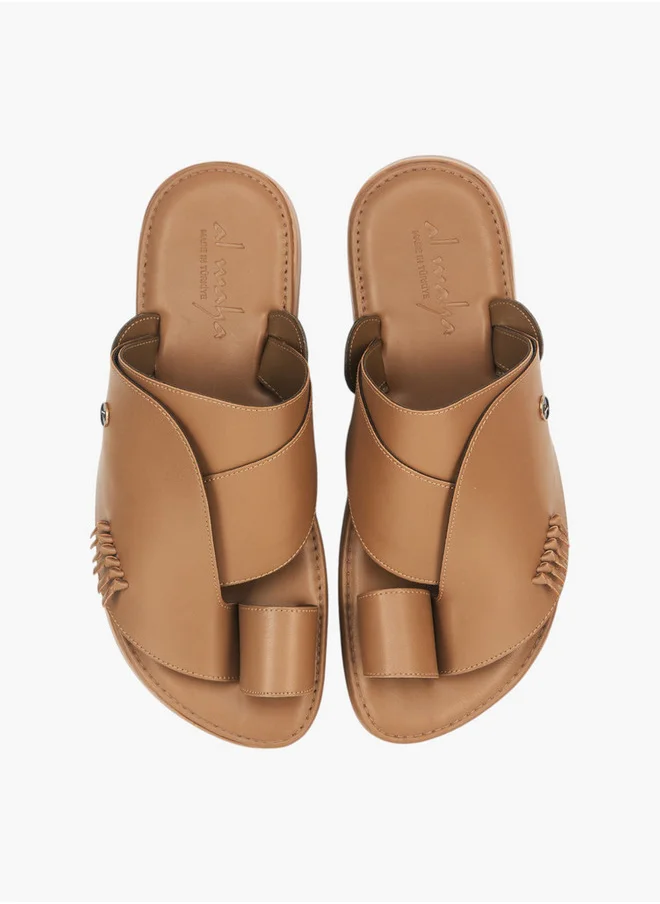 الواحة Men's Arabic Sandals with Toe Loop - Ramadan Collection