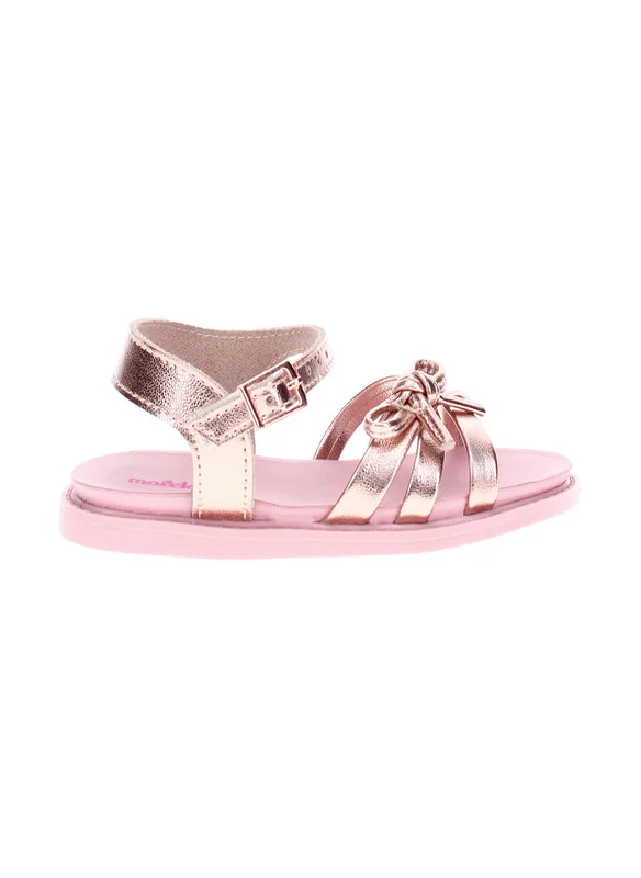 موليكينها Molekinha Infant Girls Sandals Gold | Made In Brazil