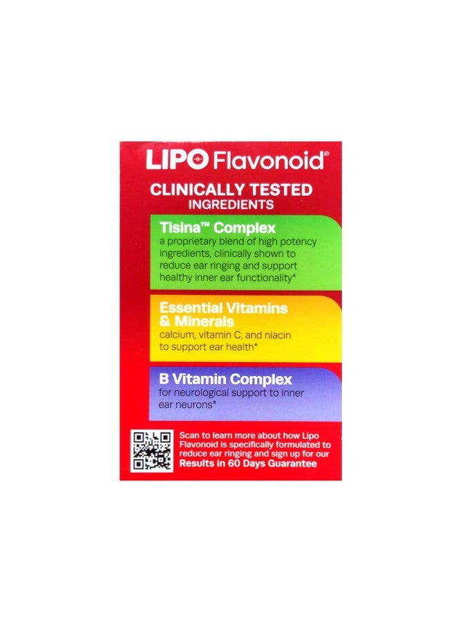 Lipo-Flavonoid Lipo-Flavonoid Dietary Supplement Caplets for Ear Ringing - 100 Count  - Image 2