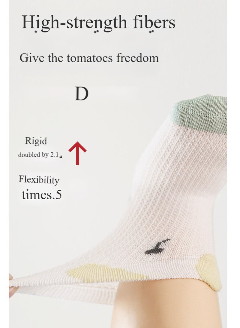 3-pack of baby non-slip socks, breathable and soft cotton socks for infants, boys and girls - one-size-fits-all, yellow - Image 2