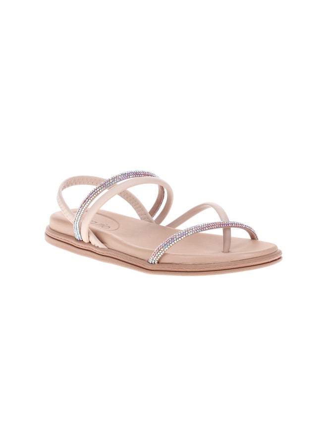 Beira Rio Embellished Flat Sandals - Image 5