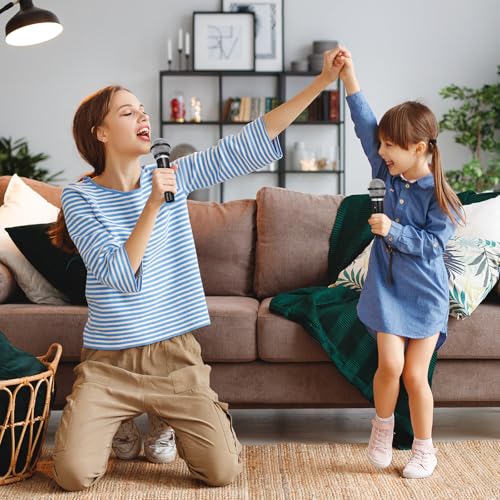 NUOBESTY Kids Pretend Microphone Toy - Plastic Fake Microphone Prop for Birthday Party Favors or Costume Play - Image 3