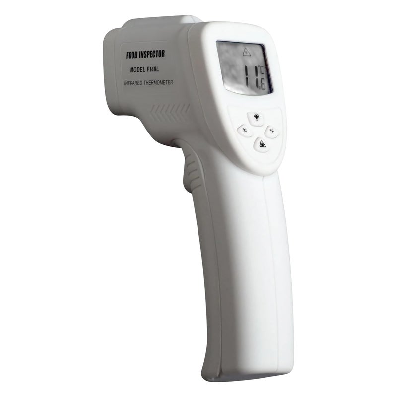 Metris Instruments مقياس ميتريس FI40L لفحص الطعام مقياس حرارة ليزر بالأشعة تحت الحمراء رقمي مسدس حرارة قراءة فورية للطهي، المطبخ، الشواء، الشواء، الخبز - Image 1