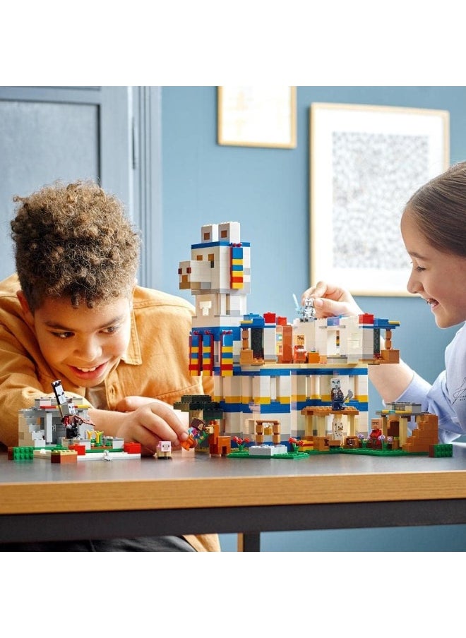 LEGO LEGO 21188 Minecraft The Llama Village, Farm House Toy Building Set  - Image 5