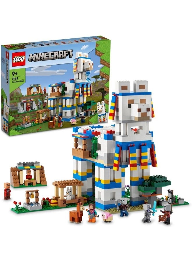 LEGO LEGO 21188 Minecraft The Llama Village, Farm House Toy Building Set  - Image 4
