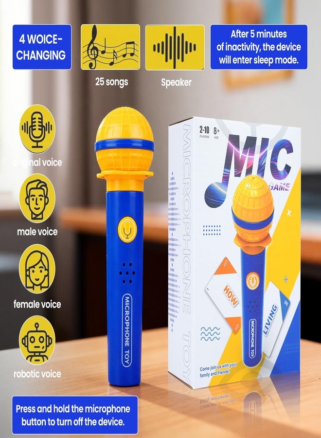 ATG Mic Karaoke Party Game - Real Mic - Hilarious Singing Challenge for Families & Friends with 260 Song Lyrics - Perfect for Games Nights & Birthday Parties 8 Years Old (2-10 Players) - Image 4