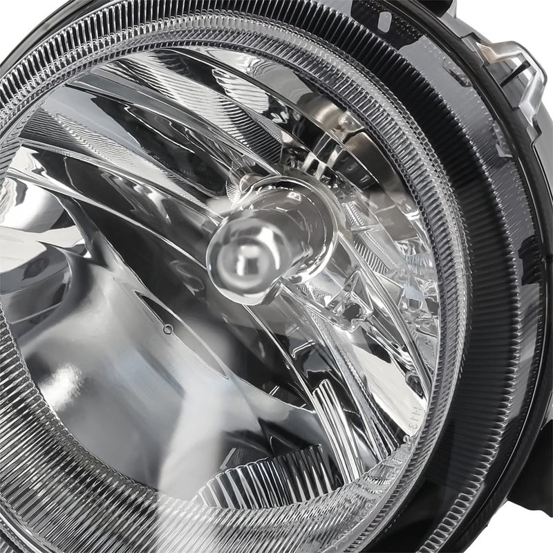corkiauto Headlights Assembly Replacement for 2007-2017 Jeep Patriot, 2007-2010 Compass Driver &Passenger Side, OE# CH2502176 /5303843AE - Image 5
