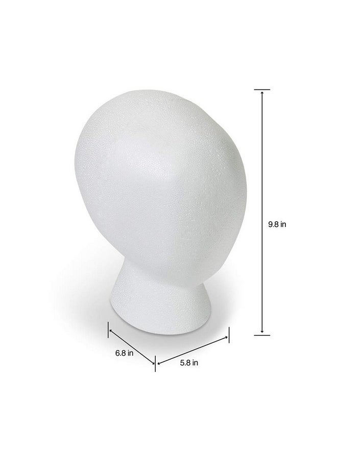 FloraCraft - Smoothfōm Faceless Head 5.8 Inch X 6.8 Inch X 9.8 Inch White - Image 1