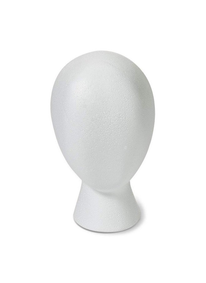 FloraCraft - Smoothfōm Faceless Head 5.8 Inch X 6.8 Inch X 9.8 Inch White - Image 1
