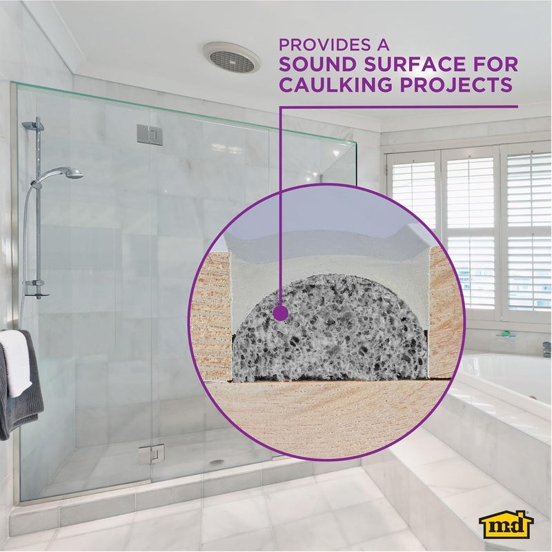 M-D Building Products Gray Foam Backer Rod - 3/8 Inch by 20 Feet for Sealing Concrete Gaps and Expansion Joints - Image 4