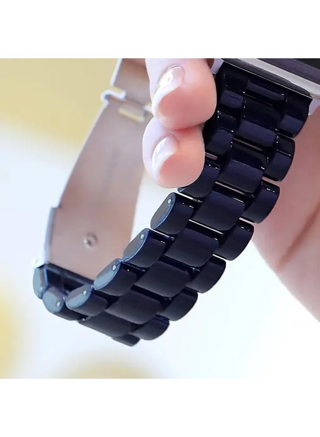 Acrylic Transparent Candy Strap for Watch 38 40 41 42mm Yellow Soft Wristband - Image 3