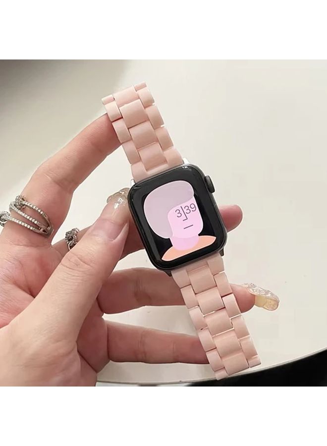 Acrylic Transparent Candy Strap for Watch 38 40 41 42mm Yellow Soft Wristband - Image 4