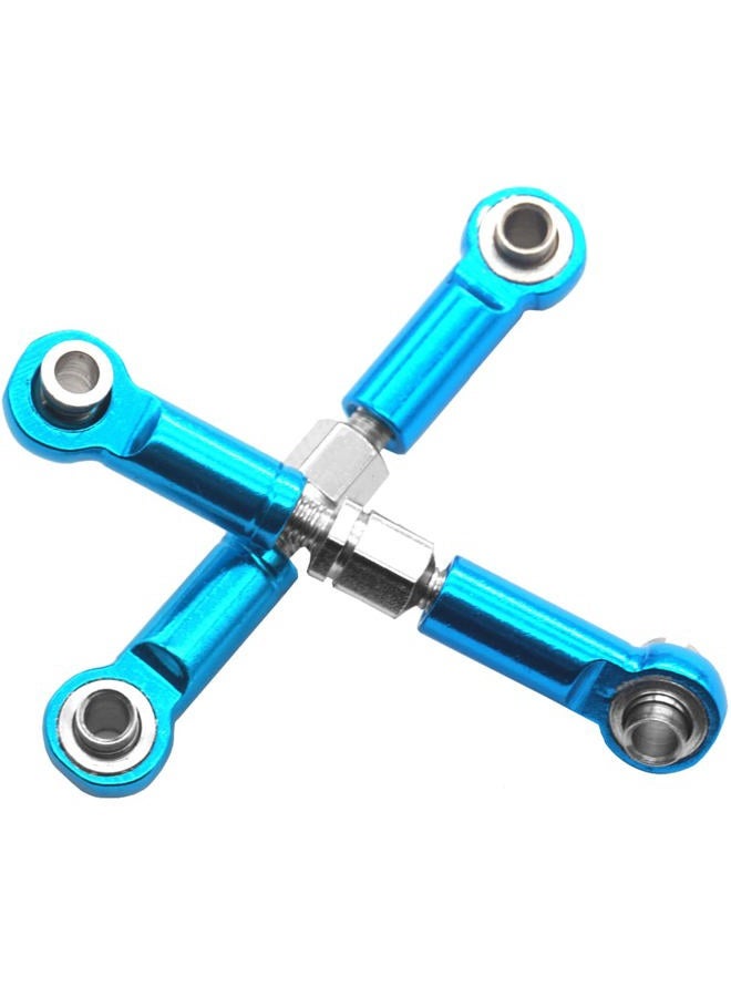 Share Goo ShareGoo 9Pcs Metal Pull Rod Steering Servo Link Linkages Swing Arm Tie Rod Upper Suspension Ends for Wltoys 12428-ABC 12429 12423-ABC FY-01 FY-02 FY-03 FY-04 FY-05 FY-07 1/12 RC Car - Image 4