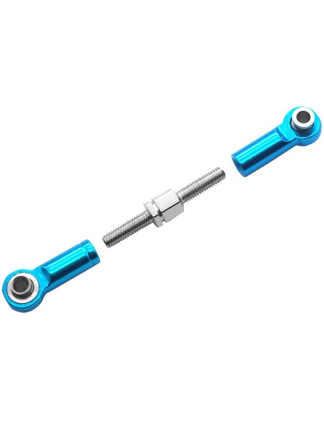 Share Goo ShareGoo 9Pcs Metal Pull Rod Steering Servo Link Linkages Swing Arm Tie Rod Upper Suspension Ends for Wltoys 12428-ABC 12429 12423-ABC FY-01 FY-02 FY-03 FY-04 FY-05 FY-07 1/12 RC Car - Image 3