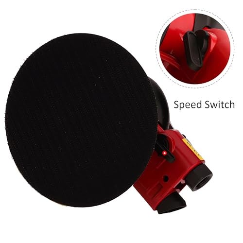 Gedu Professional Air Random Orbital Palm Sander, Dual Action Pneumatic Sander, Low Vibration, Heavy Duty - Image 4