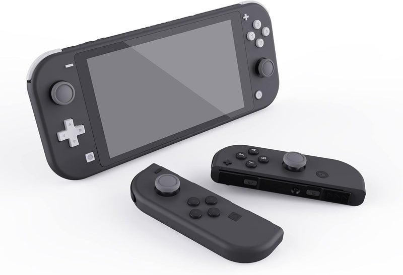 eXtremeRate PlayVital Switch Thumb Grip Caps, Joystick Caps for Nintendo Switch Lite, Silicone Analog Cover Thumbstick Grips for Switch OLED Joycon - Gray - Image 5