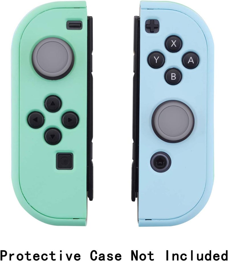 eXtremeRate PlayVital Switch Thumb Grip Caps, Joystick Caps for Nintendo Switch Lite, Silicone Analog Cover Thumbstick Grips for Switch OLED Joycon - Gray - Image 4