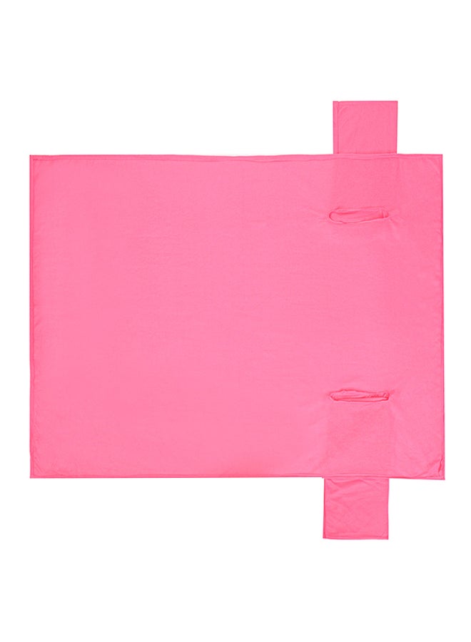 نيبمينينت Fleece Blanket With Sleeves fleece Pink