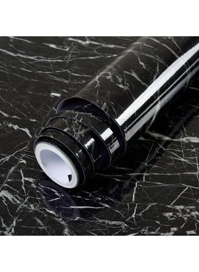 Self Adhesive Marble Wallpaper Waterproof and Heat Resistant Contact Paper for Kitchen Countertops Tables and Furniture Premium PVC Decor Sticker One Roll 60 cm x 5 Meters - Image 4